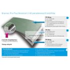 Bramac Pro Plus Resistant 140g/m2 páraáteresztő tetőfólia - 75m2/tekercs