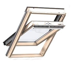 Velux GLL billenő felső kilincses tetőtéri ablak fa 