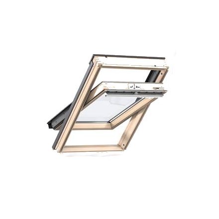 Velux GLL billenő felső kilincses tetőtéri ablak fa 