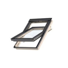   Velux GLU B billenő alsó kilincses tetőtéri ablak műanyag bevonatú fa 